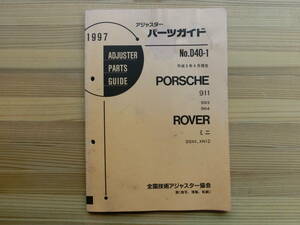  for repair parts guide Heisei era 9 year Porsche PORSCHE911 993 964 Rover Mini ROVER Mini 99,XN12 adjuster oriented speciality 