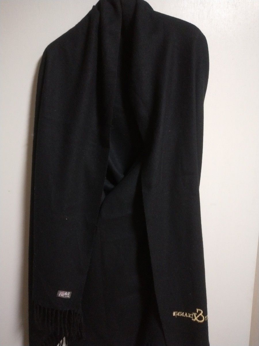 ☆美品☆ルイヴィトン エシャルプ・スキー カシミヤ マフラー 黒x