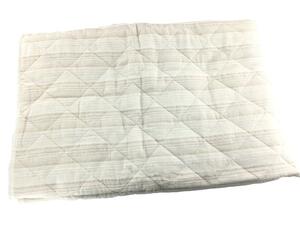 Коврик для стеганого одеяла, удобная, удобная текстура смешанная коноплята поглощение натуральное простые 2,9 татами коврики 185x240 см. Полосатый рисунок бежевый