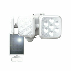 ライテックス(RITEX) 5W×3灯 フリーアーム式LEDソーラーセンサーライト S-330L/S330L