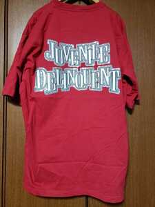 JUVENILE DELINQUENT ＪＤ　ラインストーン　ラメ　ビッグシルエット　オーバーサイズ　Tシャツ　