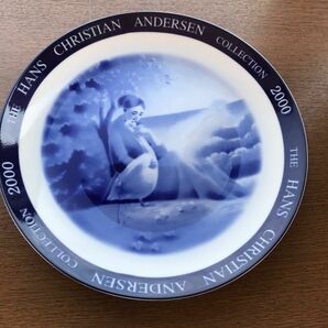 H.C.ANDERSEN ハンス・クリスチャン・アンデルセンコレクション 野の白鳥 2000年　陶器　イヤープレート　飾り皿