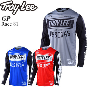 【在庫調整期間限定特価】 Troy Lee オフロードジャージ GP Race 81 グレー/XL