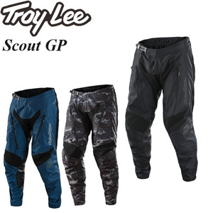 【在庫調整期間限定特価】 Troy Lee オフロードパンツ Scout GP Solid ブラック/44