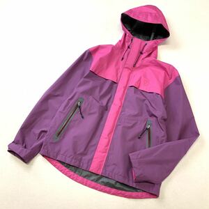 未使用品 極美品 FJALL RAVEN GORE-TEX フェールラーベン ゴアテックス マウンテンパーカ ナイロンジャケット メンズ L パープル ピンク