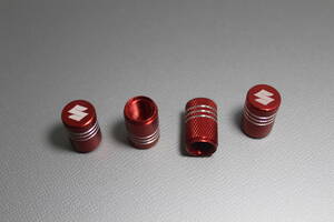  Suzuki aluminium air valve cap red new goods after market goods 