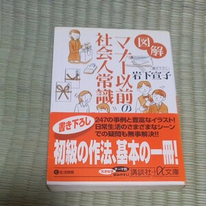 図解マナー以前の社会人常識 （講談社＋α文庫） 岩下宣子／〔著〕