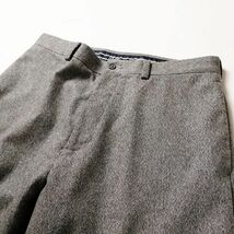 00's Jクルー J.CREW ノータック ウール ストレッチパンツ 灰 (34/32) グレー スラックス 00年代 旧タグ オールド_画像4