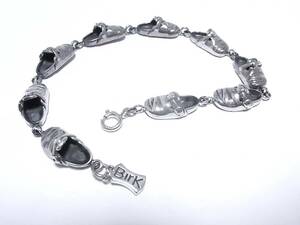 { jewelry }BIRKENSTOCK: Birkenstock Boston design. silver made bracele 22.8cm SV925 brand 1