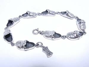 { jewelry }BIRKENSTOCK: Birkenstock Boston design. silver made bracele 22.8cm SV925 brand 3