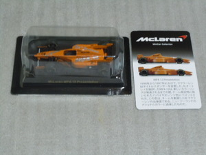 1/64 Kyosho McLAREN MP4-12 Presentation #9 коробка нет..