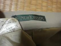 美品NEW　YORKER　ニューヨーカー　上質　毛90％スカート　通勤仕事　日本製　63-90_画像6