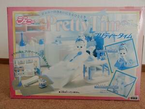  rare new goods Jenny pli tea time Pretty Time length 30cm× width 44cm× depth 13cm 1992 year that time thing Takara made in Japan 