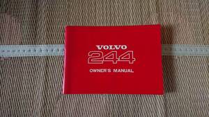 VOLVO 244 owner manual 
