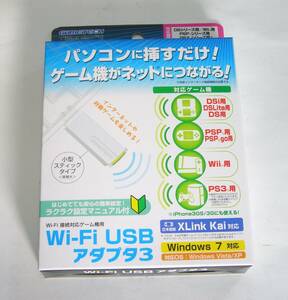 〓仁選でＧＯ！ゲームテック ゲーム機用 Wi-Fi USBアダプタ3 11ｎ Draft2.0/g/b、XLink Kai対応 新品