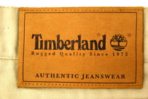 J7693★Timberland ティンバーランド★ベージュカラー ツイル生地 テーパードパンツ W32_画像7