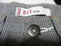 リーバイス　LEVI'S　511　SLIM　CP511-0005　クロプドパンツ　W28xL21　(#6)_画像8