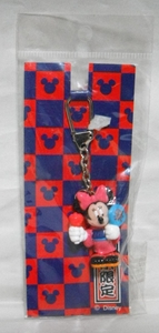 * Disney Minnie Mouse [ Tokyo limitation mascot key holder / festival ] rare..