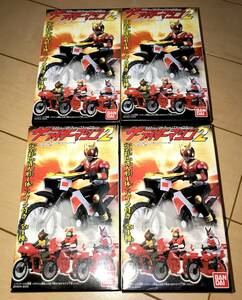  Shokugan *[ The * rider механизм 2] все 4 вид * Kamen Rider Kuuga + Try Chaser /X+ Cruiser / Amazon + Jean gla-/ Stronger + Kabuto low 