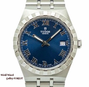 【チューダー(チュードル) TUDOR☆ロイヤル】Ref.28500 自動巻き 中古 メンズ腕時計 ブルー文字盤☆Sランク☆