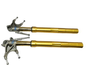 DUCATI Monstar 1200S 14-17 Ohlins front fork titanium coat bend leak less restore ( used )2150-J9142
