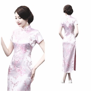  новый товар не использовался включая доставку анонимность отправка платье в китайском стиле [ розовый ]M размер длинный длина костюмированная игра коричневый ina одежда маскарадный костюм China традиция одежда платье 