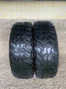 285/75R16 DUNLOP GRANDTREK MT2 2015年　2本　残溝5ｍｍ