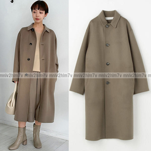[ new goods * unused ].92400 jpy GALERIE VIE wool double faced duster coat turn-down collar Tomorrowland long coat 
