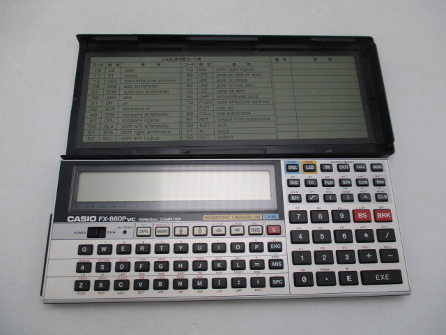 A4等級以上 CASIO FX-860Pvc Pocket Computer Calculatorr 【関数電卓