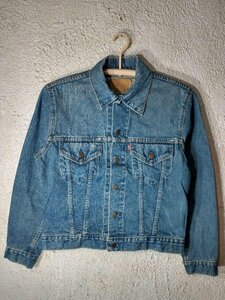 ｎ4963　Levis　リーバイス　70505　アメリカ製　USA　90ｓ　ビンテージ　vintage　刻印715　デニム　ジャケット　Gジャン　人気