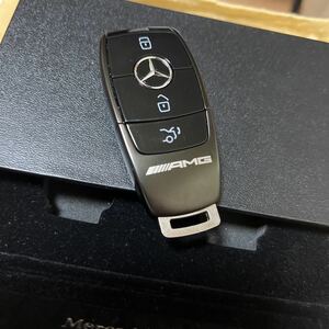 希少☆ 送料無料☆メルセデス　ベンツ 純正 スマートキー　AMG 現行 3ボタン AMG仕様 スマートキー キーレス ブラック 5