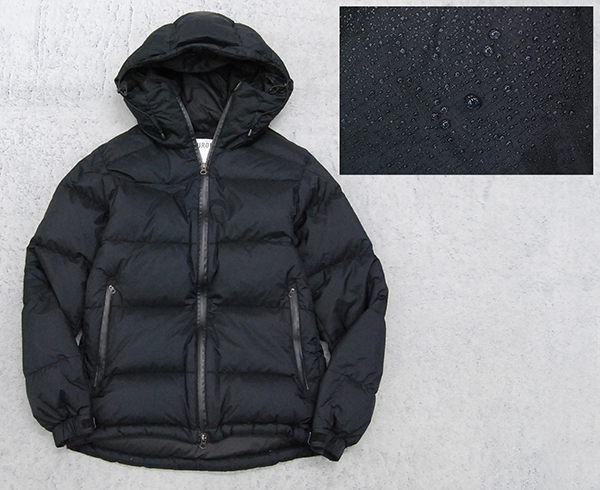 名作!定価3.3万 美品 アーバンリサーチxナンガ URBAN RESERCH DOORS x NANGA「オーロラ/AURORA」高性能ダウンジャケット/パーカー 黒/38