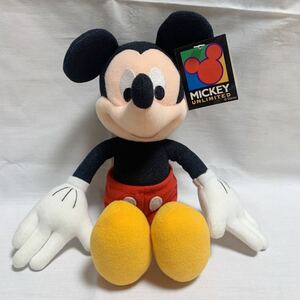 ディズニー　Disney ぬいぐるみ　タグ付き　ミッキー