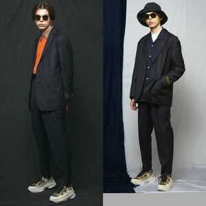  set regular price 59,184 jpy MAISON SPECIAL LoroPiana Loro Piana FOUR SEASONS Super130s check setup suit jacket slacks 