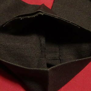 ☆ MENS パンツ スラックス スーツパンツ REGENT アジャスタ調整 79～88ｃｍ程度まで 日本製 厚手 ブラウン ポリの画像8
