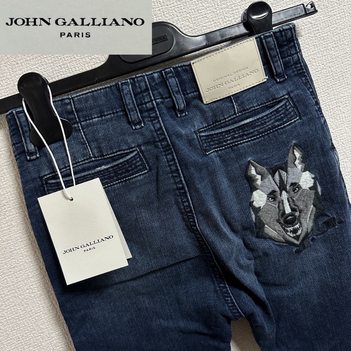 超希少 John Galliano 08ss ピストルデニム 48 ボタンフライ