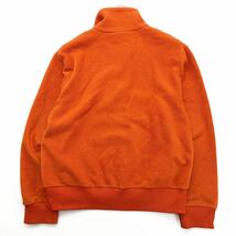 カーハート ☆ Carhartt 絶妙なビビットカラー◎ オレンジ フリース ジップアップ ジャケット L相当 ストリート スケーター 古着MIX■DE196_画像3