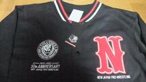 新品 新日本プロレス 50周年記念 刺繍 スタジャン 5L スウェット 黒 ジャケット_画像4