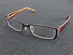 新品　S.T.Dupont　エステーデュポン　メガネ　眼鏡　高級感　上品　フルリム　チタン　マット　ブラウン系