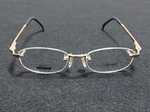 新品　SEIKO　セイコー　メガネ　眼鏡　高級感　上品　ツーポイント　チタン　ゴールド_画像3