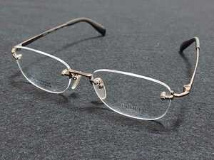 新品　PROFIT Charmant プロフィットシャルマン　メガネ　眼鏡　高級感　上品　ツーポイント　チタン　綺麗