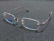 新品　LINEARFLEX　リニアフレックス　日本製　メガネ　眼鏡　高級感　上品　ツーポイント　軽い　ブラウン　超弾性_画像1