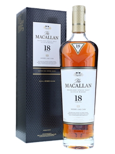 ザ マッカラン 18年 2020リリース シェリーオークカスク 箱付 700ml 43％　YS-MACALLAN18-2020-B