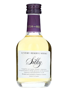 【ミニチュアボトル】サントリー リザーブ シルキー ウイスキー 特級表示 箱なし 50ml 43％　KBM619