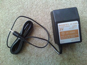 SONY original AC adaptor AC-E300 (3V 300mA) * operation goods 