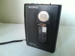 SONY　カセットレコーダー　TCM-47　本体のみ★録再OK！難あり