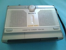 SONY　TCM-500　カセットレコーダー　★動作品_画像4