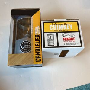 UCO キャンドリア アルミ 替えガラス付き 新品未使用