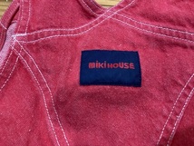 used 送料無料♪日本製　MIKIHOUSE ミキハウス　レトロデニム　ジャンパースカート　120サイズ_画像6