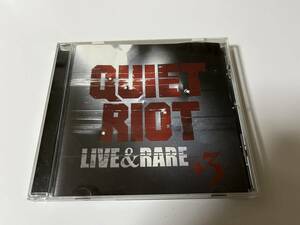 クワイエット・ライオット　ライブ・アンド・レア＋３　QUIET RIOT　Live & Rare+3　日本盤　LAメタル